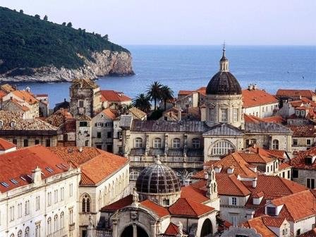 Панорама старого города Дубровник